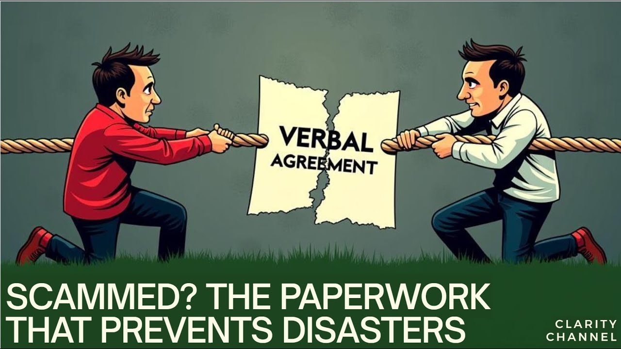 Scammed? The Simple Paperwork That Prevents Project Disasters. - YouTube