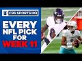 Every 2020 NFL Week 11 Pick | CBS Sports HQ