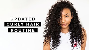 UPDATED WASH + GO CURLY HAIR ROUTINE!
