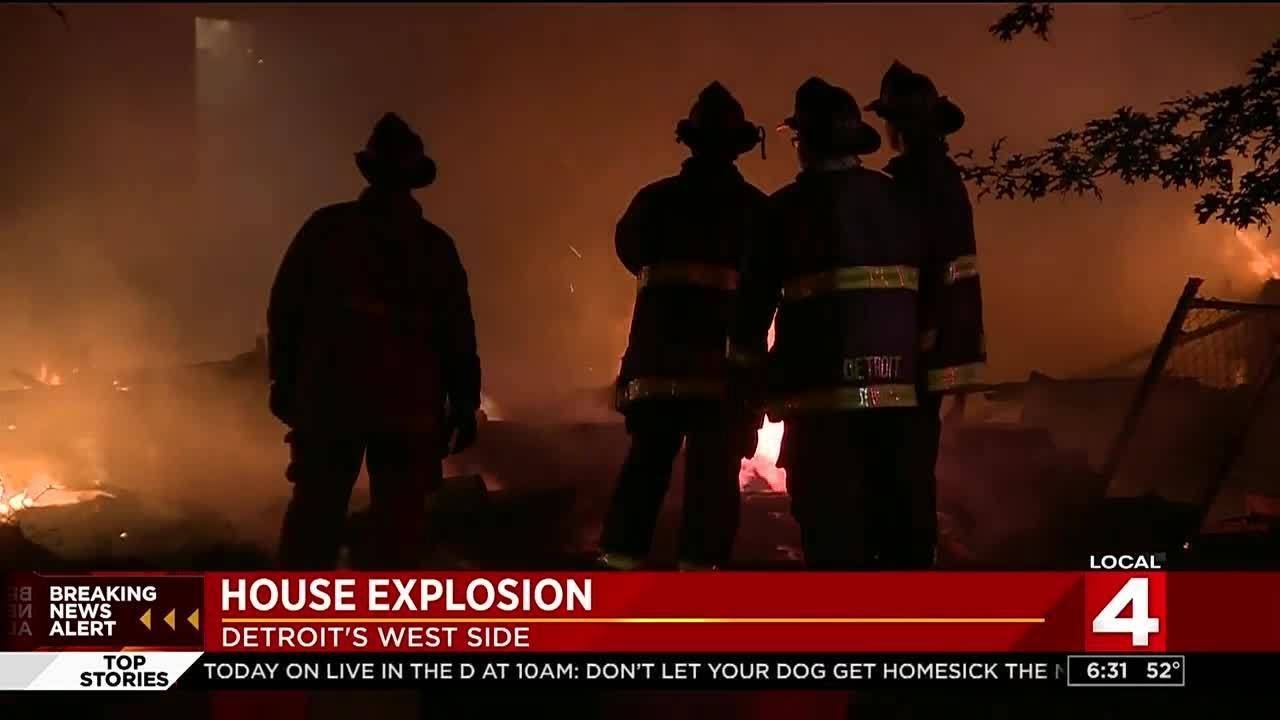 House explosion on Detroit's west side YouTube