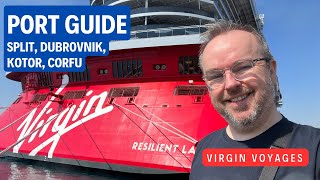 Virgin Voyages Port Guides - Split, Dubrovnik, Kotor, Corfu Resilient Lady