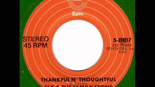 Video thumbnail of "SLY & the FAMILY STONE  Thankful n' thoughtful  70s Funk Classic"