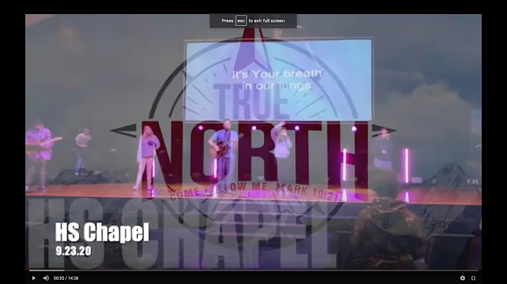 HS Chapel  9.23.20 Aaron  Swensen