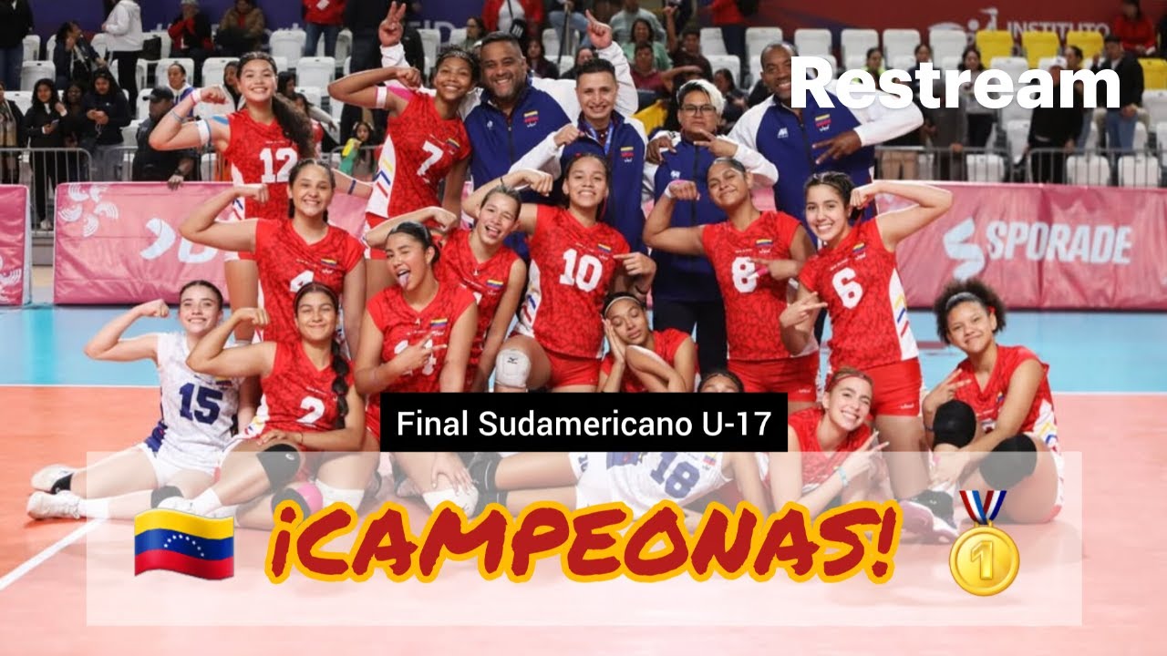 🇻🇪 Venezuela vs. Brasil 🇧🇷 | FINAL Sudamericano Femenino de Voleibol U-17
