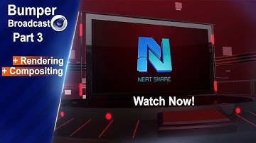 Cinema 4d Tutorial | How to make sponsor bumper (Part3)