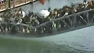 China bridge collapse caught on camera - no comment