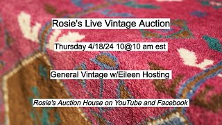 Live Vintage Auction Style Sale