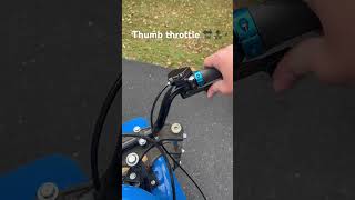 Thumb throttle on top #foryou #minibike #motocross #shorts screenshot 2