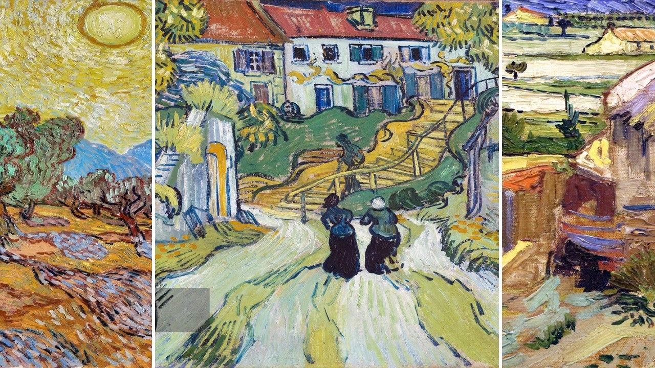Vincent van Gogh Art TV — Silent Art Gallery · June 26 Night | Stairway at Auvers & others