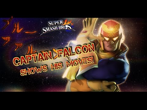 A Captain Falcon Montage - CP Shows His Moves (Super Smash Bros Wii U)