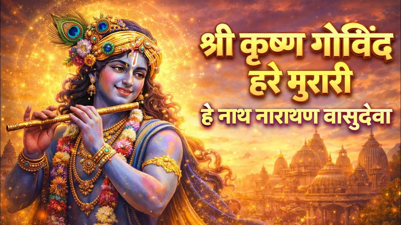 Shri Krishna Govind Hare Murari   श्री कृष्णा गोविन्द हरे मुरारी   भजन   KRISHNA BHAJAN  FULL SONG