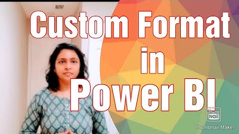 Custom Format Date in Power BI | Power BI for beginners