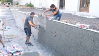 Réalisation d'une piscine  4è épisode : L'étanchéité  Tuto brico avec Robert