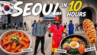 Seoul in 10 Hours | FREE Korea Transit Tour + Korean Street Food