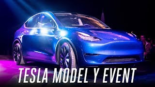 This is the tesla model y, electric carmaker’s new compact suv due
out in 2020. it has a range of 300 miles, seating for seven, capable
sprinting f...