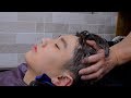 3 hours ASMR head spa and massage  to men   남자 헤드 스파 마사지 ASMR( 3시간)