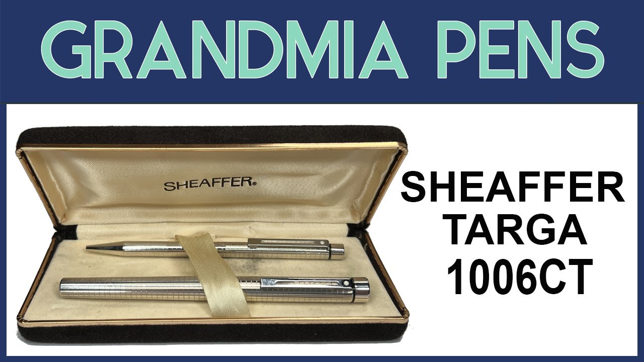 SHEAFFER TARGA 1006 CT PEN SET - YouTube