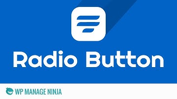 Radio Button in WP Fluent Form WordPress Plugin