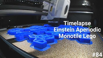 Perfectly Printed Watch This 3D Printing Einstein Aperiodic Monotile Lego | Timelapse with Bambu La