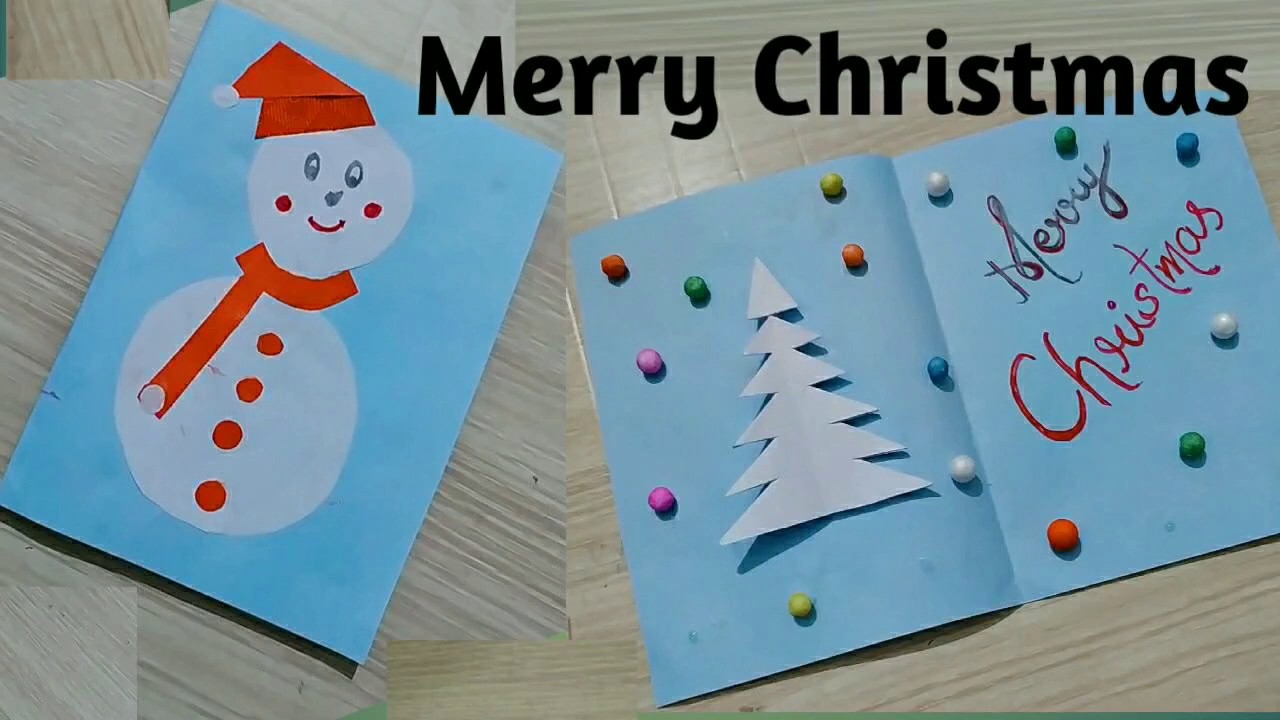 Easy and unique Santa Claus Christmas greetings card 🎅🎅