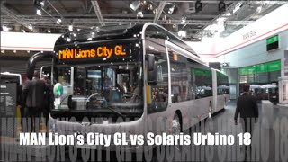 MAN Lion's City GL 2015 vs Solaris Urbino 18 2015 MAN Lion's City GL 2015 vs Solaris Urbino 18 2015