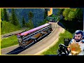 පාලනය කරගන්න බැරි වුන බස් එක | Ets 2 multiplayer convoy | #ets2 #srilankabus