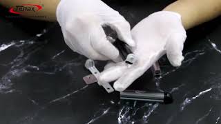 New type Mechanical Push open door hinges system   door latch easy Installation Profile