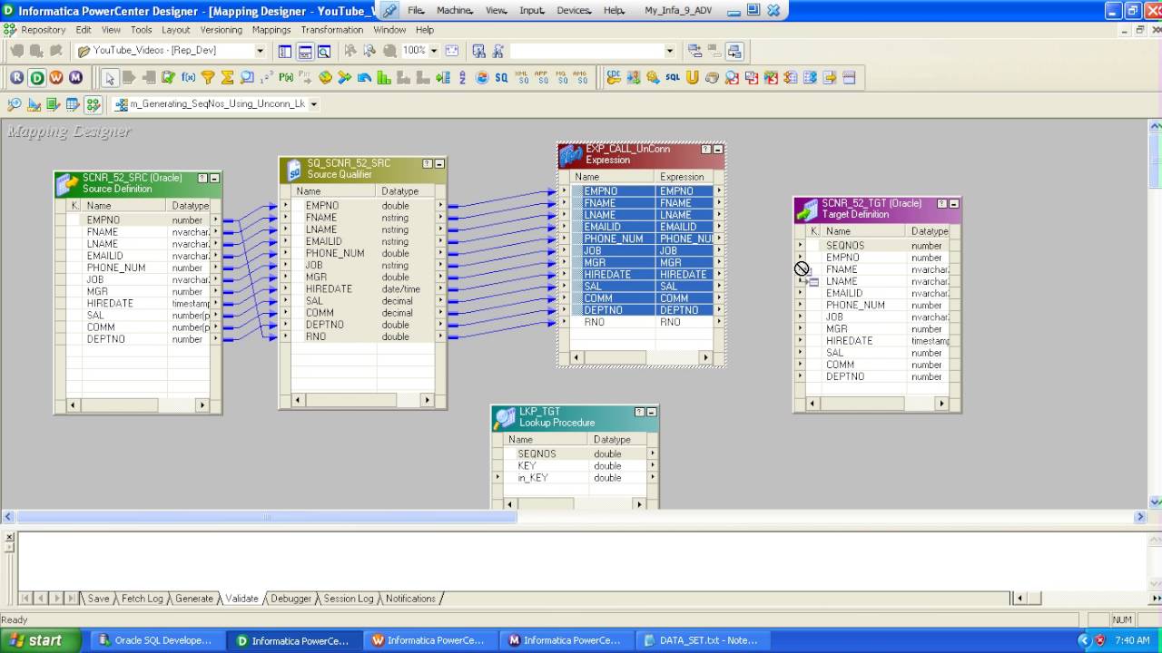 Generating SeqNos Using Un-Connected Lkp Transformation