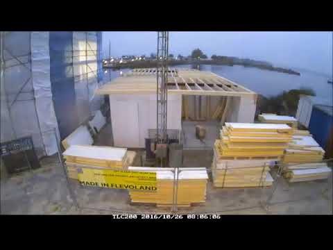 Watervilla Zeewolde Nederland gebouwd met SIP Panelen