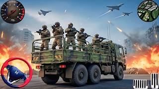 Army Truck Driving Cargo Games - Off Road Army Truck Driving Simulator - Android Gameplay screenshot 4