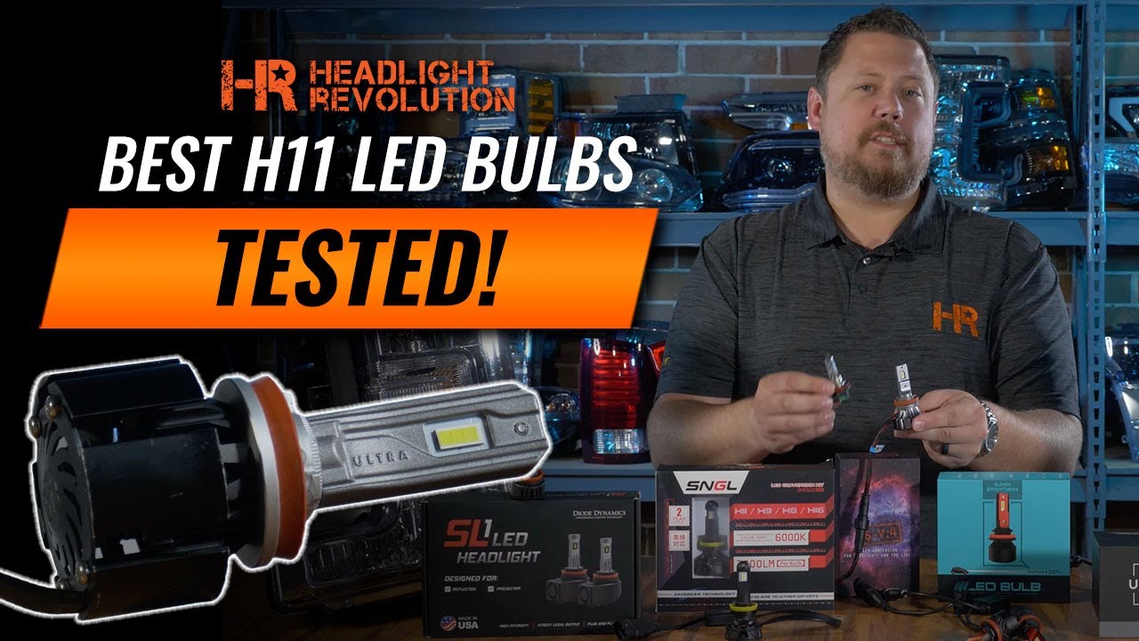 The Top 10 H11 LED Kits 2021, 25 LED Bulbs Tested Head To Head | Headlight Revolution - YouTube