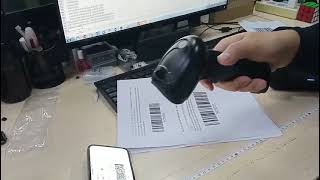 EC323 usb barcode scanner support ID read cards and dirver licence read