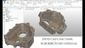 HOLE TACTIC IN ZW3D CAD CAM TAMIL