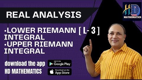 Riemann integral//L3// BSc first semester integral calculus//IIT jam//upsc maths//csir net/by hd sir