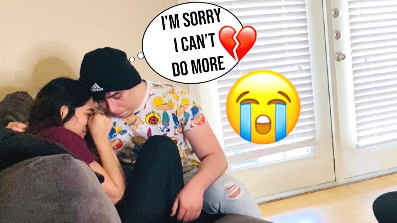 Randomly CRYING Prank On Boyfriend! *Cute Reaction*