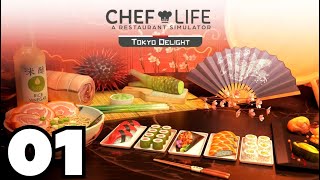 Chef Life A Restaurant Simulator | Tokyo Delight DLC | Finishing the Day to start new dlc!