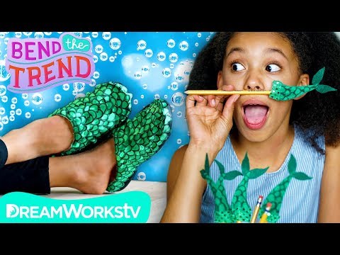 Mermaid Tail Slippers + Other Splashy DIYs! | BEND THE TREND - Mermaid Tail Slippers + Other Splashy DIYs! | BEND THE TREND