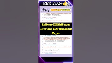 Railway Exam 2024 general science questions 💯👍#rrb #exam #alp #groupd #shorts