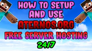 how to get a free minecraft server hosting, how to make a aternos server