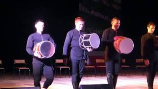 Дни Чечни в Симферополе  Вайнах, танец с барабанами