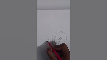 how to draw tree, drawing easy ideas