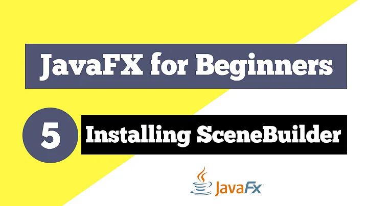 JavaFX Tutorial for Beginners 5 - Installing SceneBuilder and Integrating it into Netbeans IDE