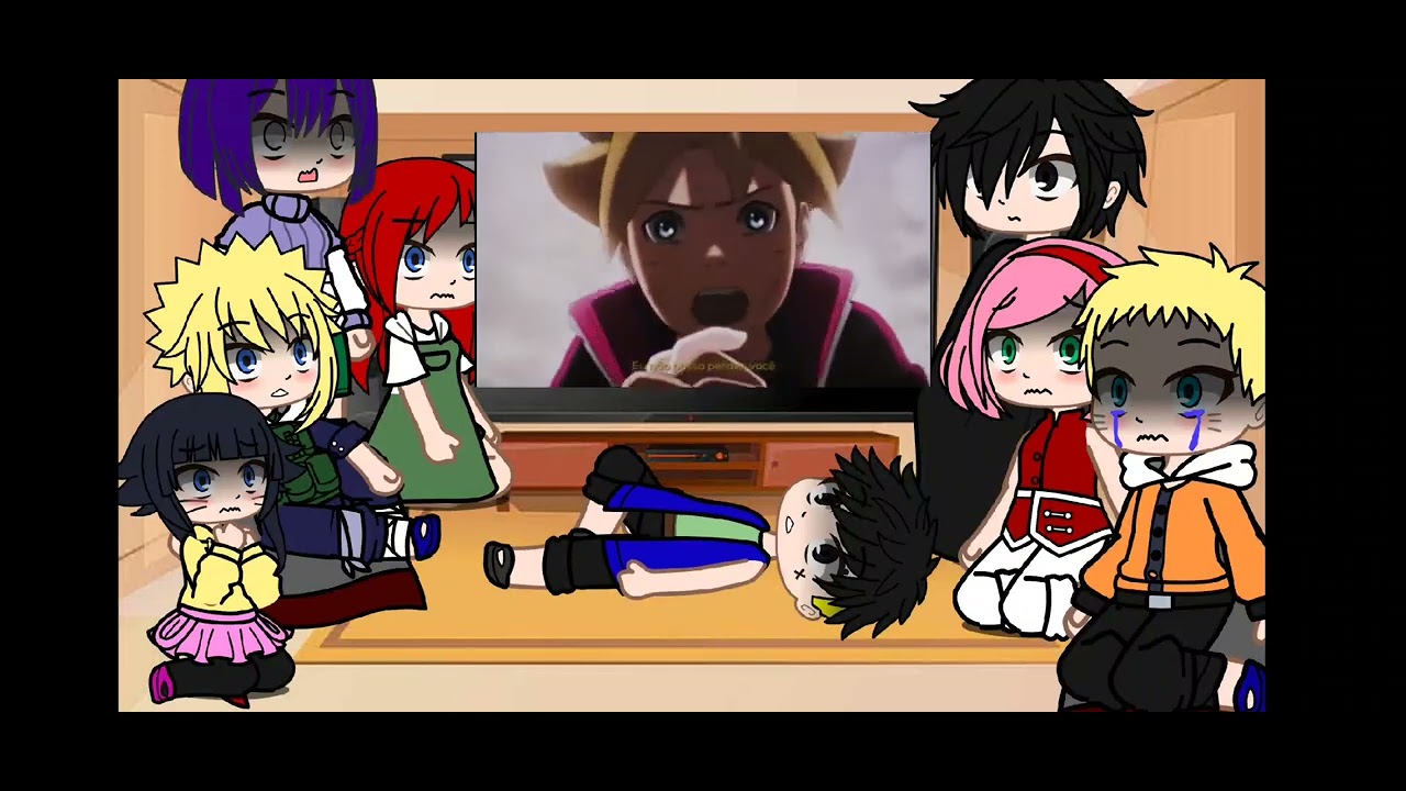 Boruto reagindo ao rap ||a morte de um Uzumaki💔||