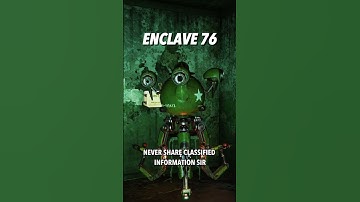 Fallout 76: Mr. Gutsy Checks Enclave Security | Enclave76 Shorts