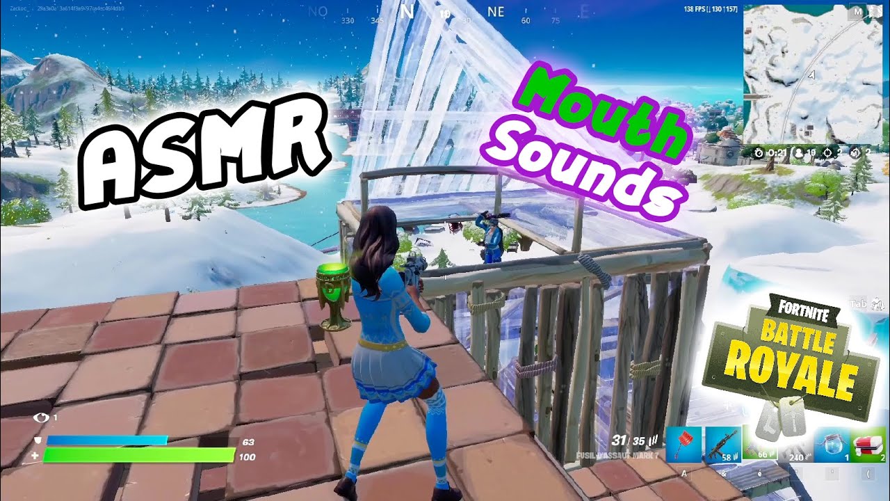 ASMR FORTNITE 🎮 Pew Pew Pew ASMR BRUIT DE BOUCHE ET CHUCHOTEMENT