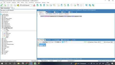 Bases de Datos, en SqlYog