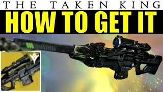 Destiny How To Get The Black Spindle Secret Exotic Sniper Rifle In The Taken King