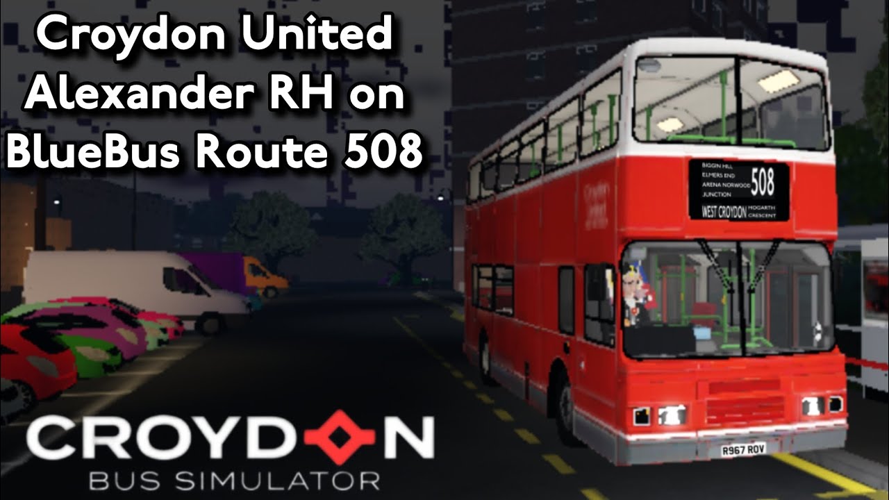 Croydon United Alexander RH on BlueBus Route 508 | Croydon Roblox 
