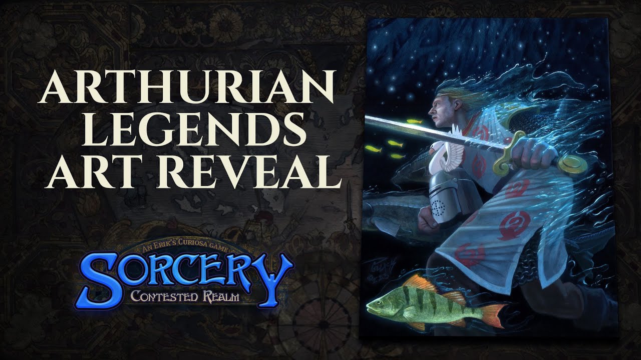 First Look! Arthurian Legends Art Reveal: Sir Pelleas by Alan Pollack, Sorcery TCG
