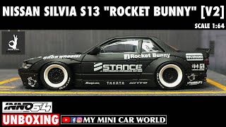 【MY MINI CAR WORLD】UNBOXING INNO64 1/64 NISSAN SILVIA S13 "ROCKET BUNNY" [V2]